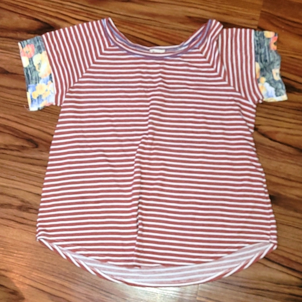 👚STRIPED BELL SLEEVED BLOUSE 👚